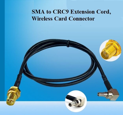 ตัวเชื่อมต่อ RF ISO9001 SMA, SMA ถึงขั้วต่อ CRC9