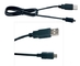 Micro Quick Charging Cable Wire Harness, 2 เมตรสาย USB สีดำ